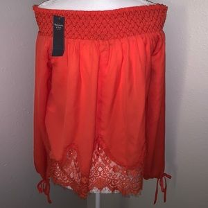 Off the should A&F Blouse